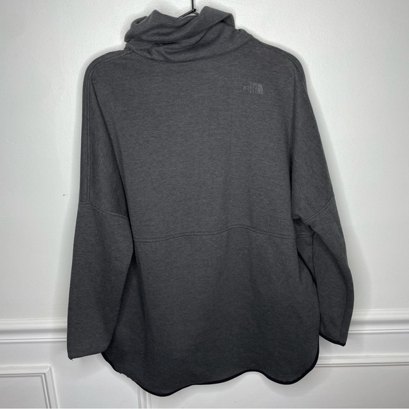 North Face Cozy Slacker Poncho Pullover Sweatshirt Womens S/M - Picture 6 of 11